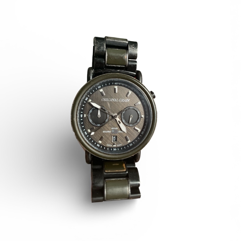 Original Grain Military Reclaimed Collection Until Valhalla Men's Black Watch